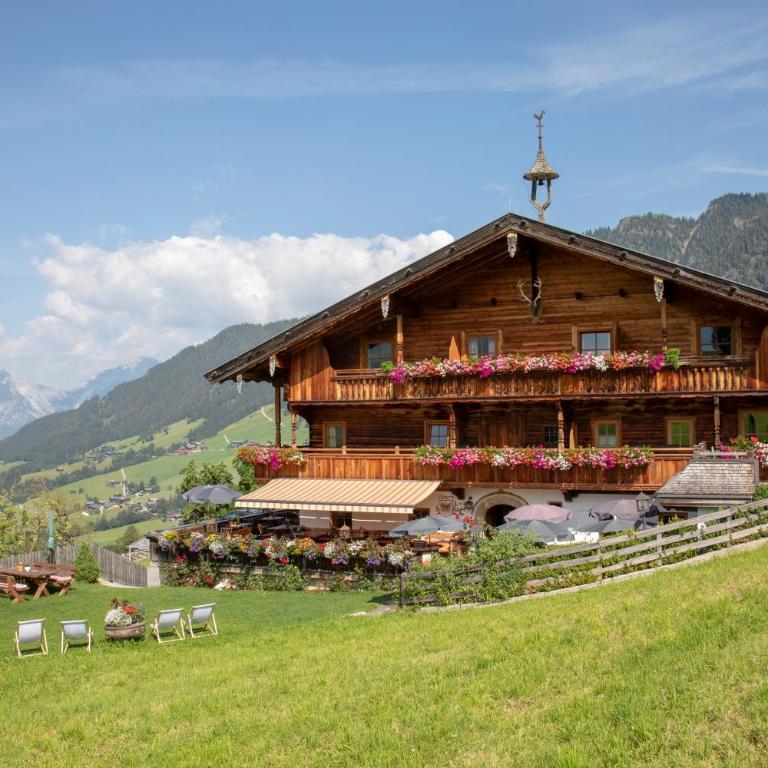 Alpengasthof Rossmoos - Doppelzimmer mit Terrasse und Straßenblick - 1