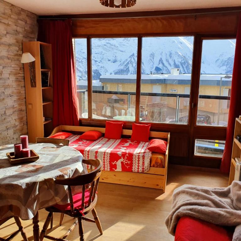 Studio Queyrelet 1 pied des pistes avec balcon & vue 2-4 personnes - Studio - Vue sur Montagne - 7