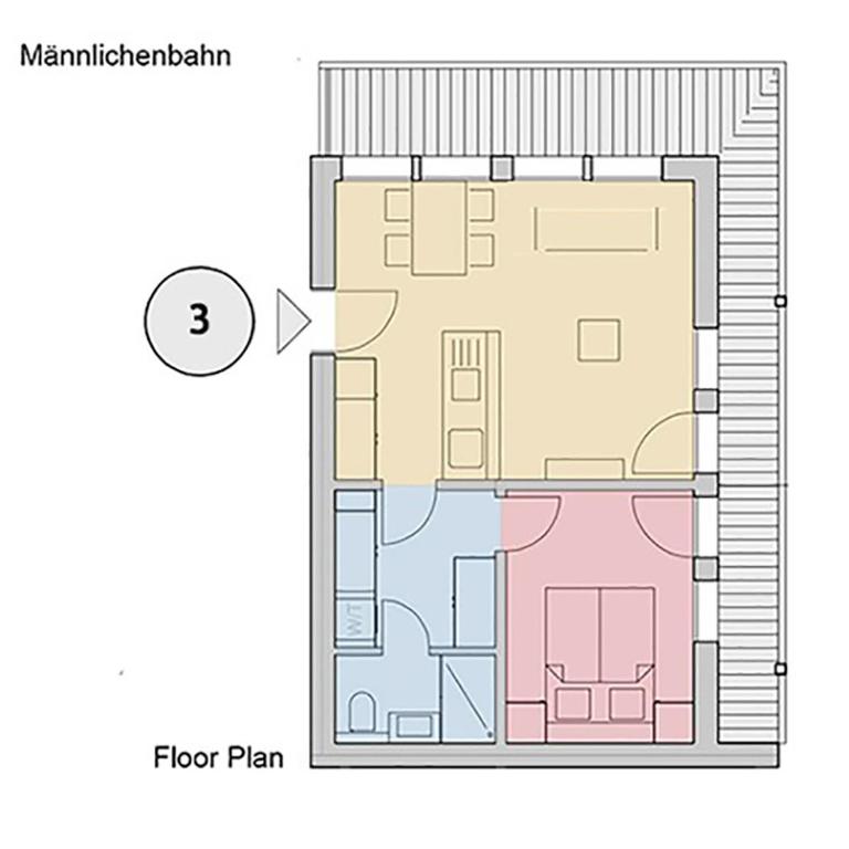 Chalet Belmont - Apartment mit 1 Schlafzimmer - 10