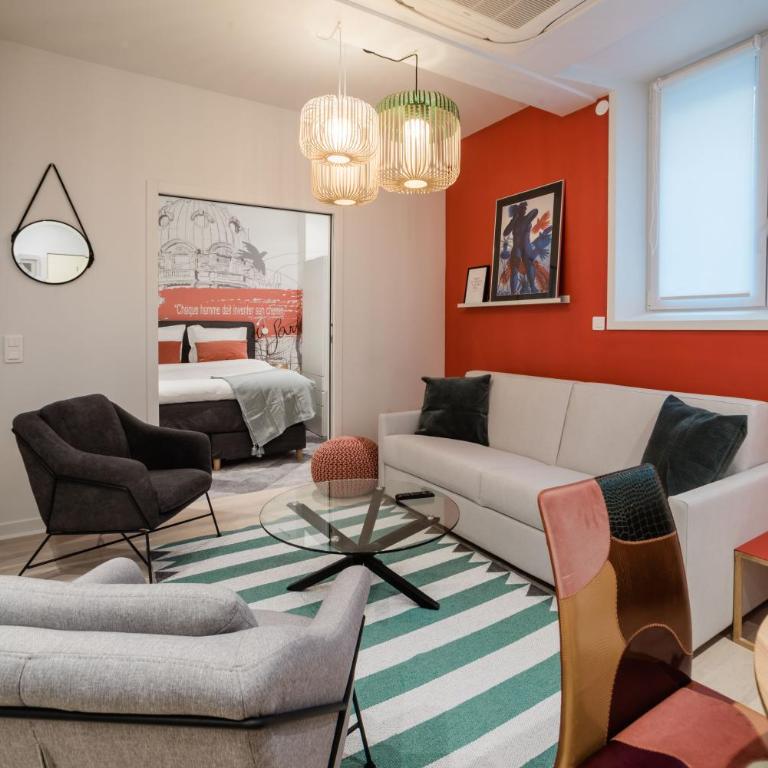 SUITE SARTRE : au cœur de la Rive Gauche, neuf, design, 2/4 personnes - Appartement 1 Chambre - 1