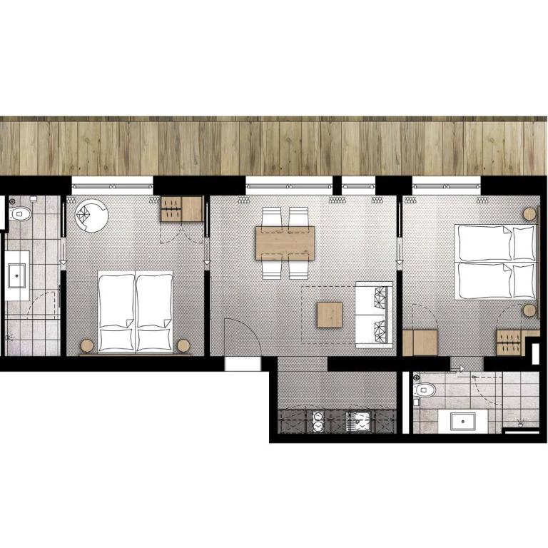 Gurglhof Apartmenthaus - Comfort Apartment mit 2 Schlafzimmern - 13