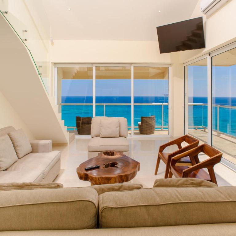 2 Story Oceanfront Penthouses on Cancun Beach! - Penthouse Apartment - 11