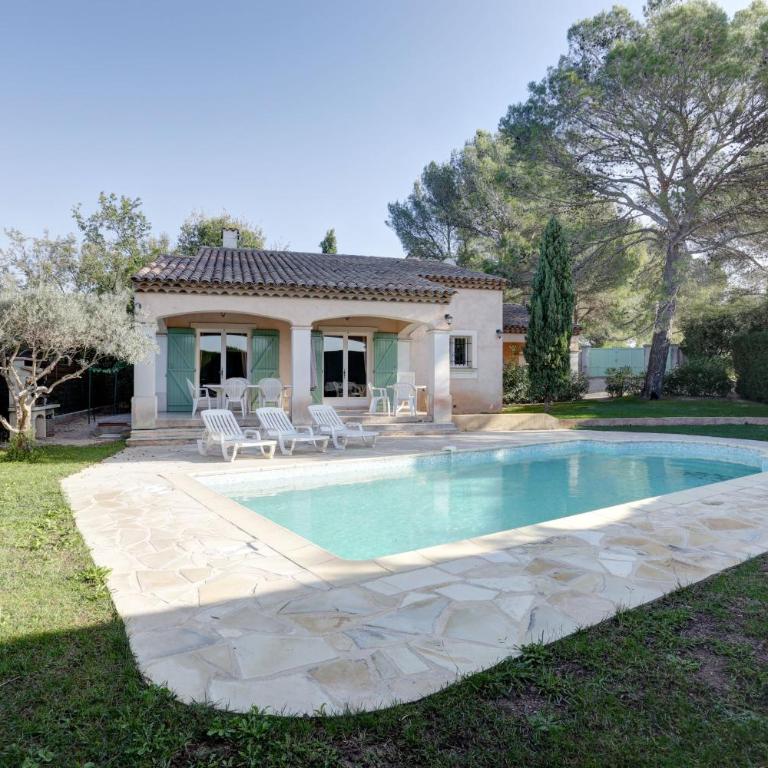 villa de charme, 8 pers, climatisée, piscine chauffée, calme garanti - Villa - 1