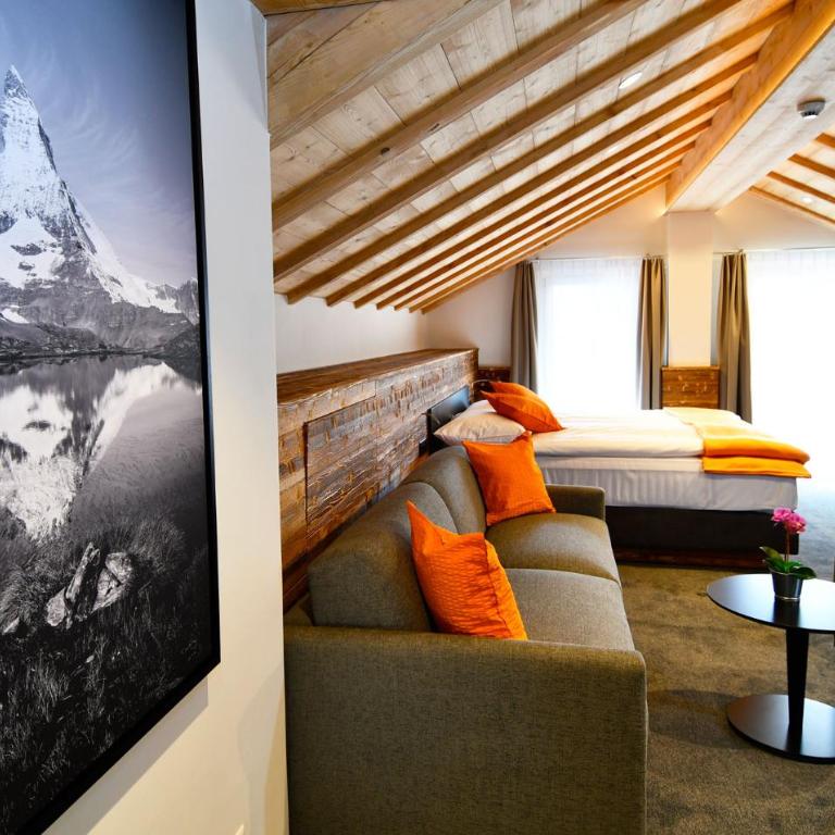 Hotel Elite - Junior Suite im Dachgeschoss mit Matterhornblick - 5