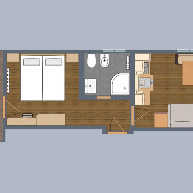 Garni Irsara - Appartamento con 1 Camera da Letto - 1
