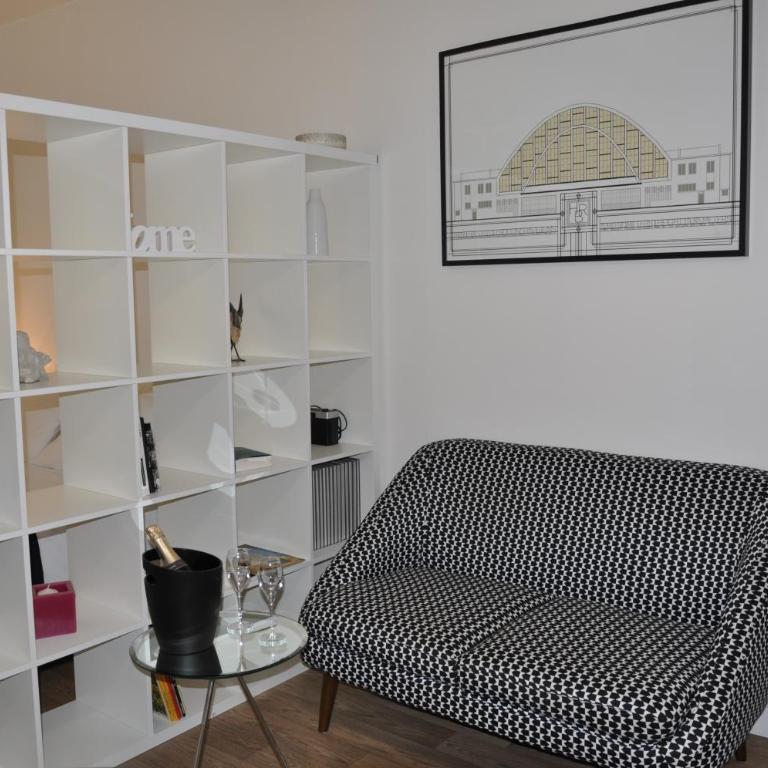 LE NID DES HALLES, Centre Reims, Boulingrin - Studio Lit Queen-Size - 25