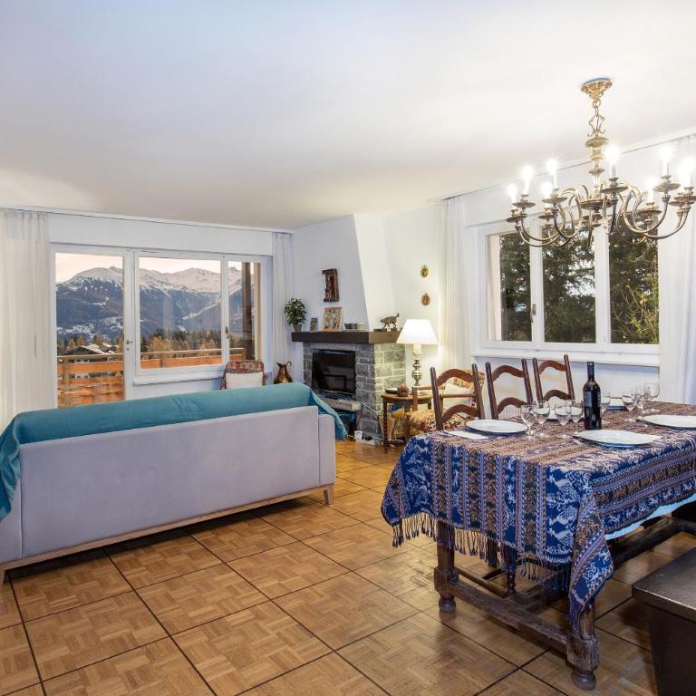 La Marmotte, au cœur du village de Crans, proche du télécabine Cry d'Er - Appartement avec Balcon - 7