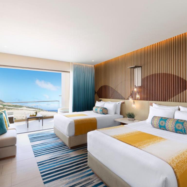 Hard Rock Hotel Los Cabos - Habitación Deluxe con vistas parciales al mar - 2 camas grandes - 1