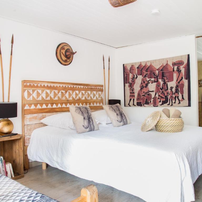 Maison d'hôtes L'îlot bambou - Habitación Doble con cama supletoria - 6
