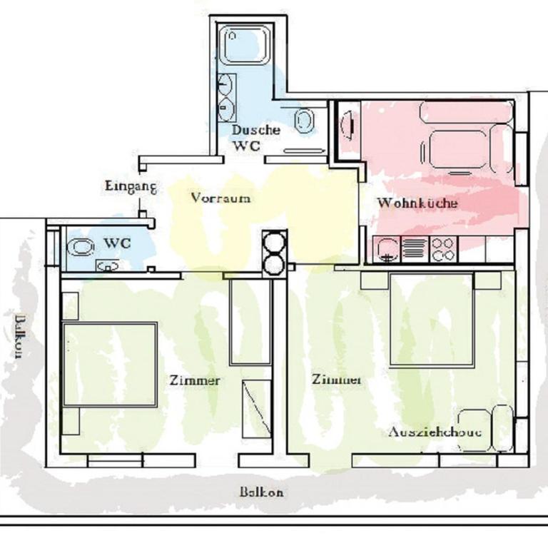 Appartements NEUStockach - Apartment mit 2 Schlafzimmern - 3