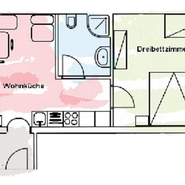 Appartements NEUStockach - Apartment mit 1 Schlafzimmer - 1