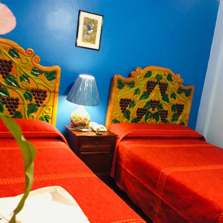 Hotel Cazomalli Oaxaca - Habitación Doble - 2 camas dobles - 4