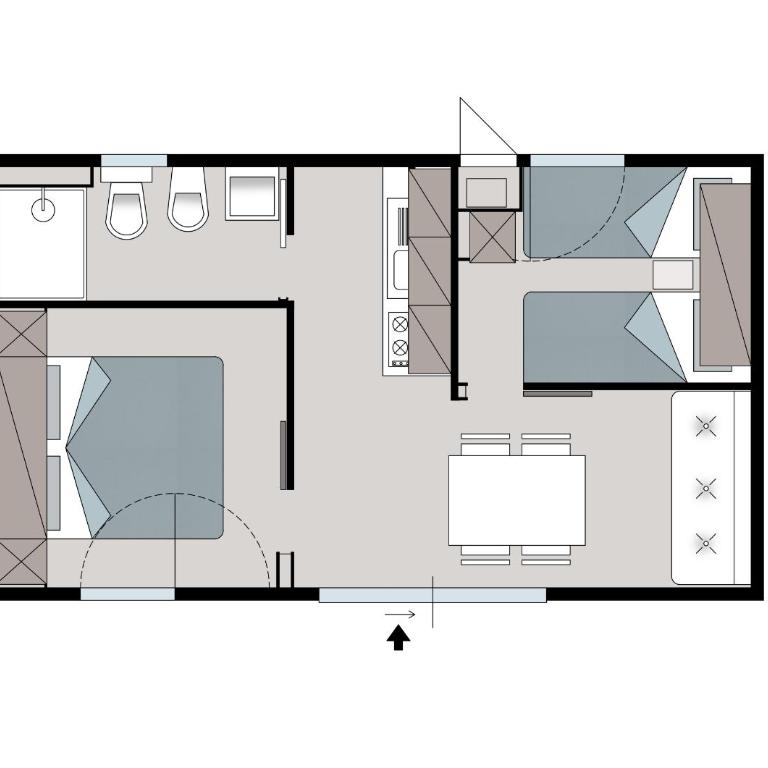 Camping Venezia Village - Bungalow Comfort per 4 Persone - 6