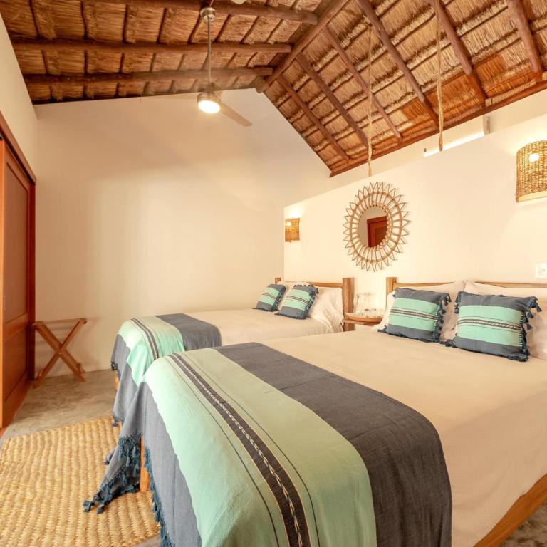 Mimosa Tulum - Habitación Deluxe con 2 camas grandes - 3