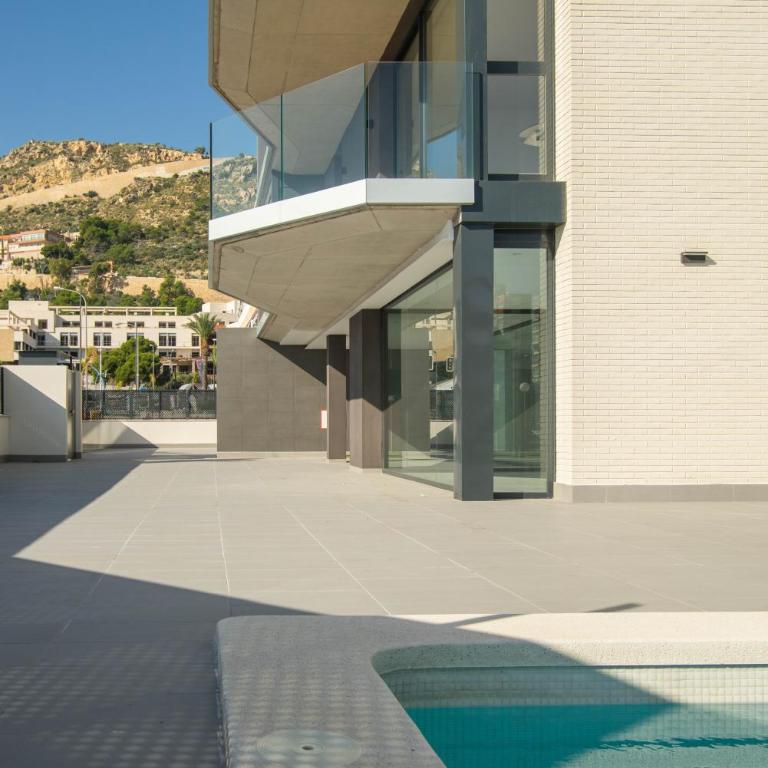 Modern sea front jacuzzi Blue Sky - Two-Bedroom Apartment - 35