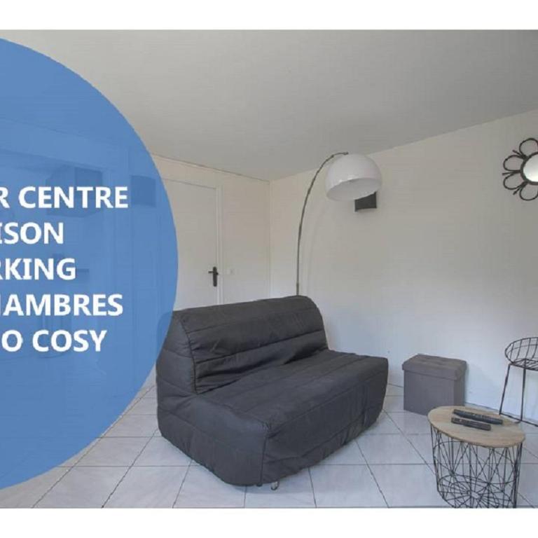 Maison CosyRouen Malatire Gare 6 couchages - Maison 2 Chambres - 2