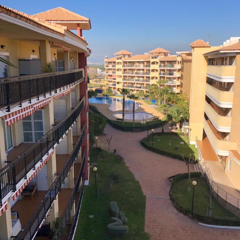 Urbanización Mar de Canet, 2 dormitorios con piscina comunitaria, garaje y wifi - Apartment mit 2 Schlafzimmern - 1