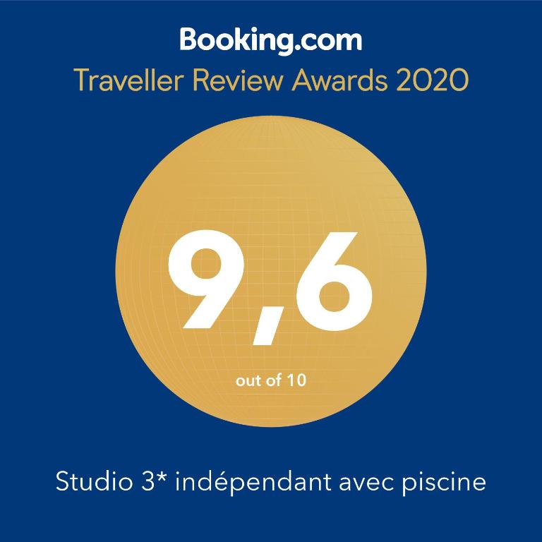 Maison 4 étoiles et Studio 3 étoiles indépendants avec piscine - Studio avec Terrasse - 4