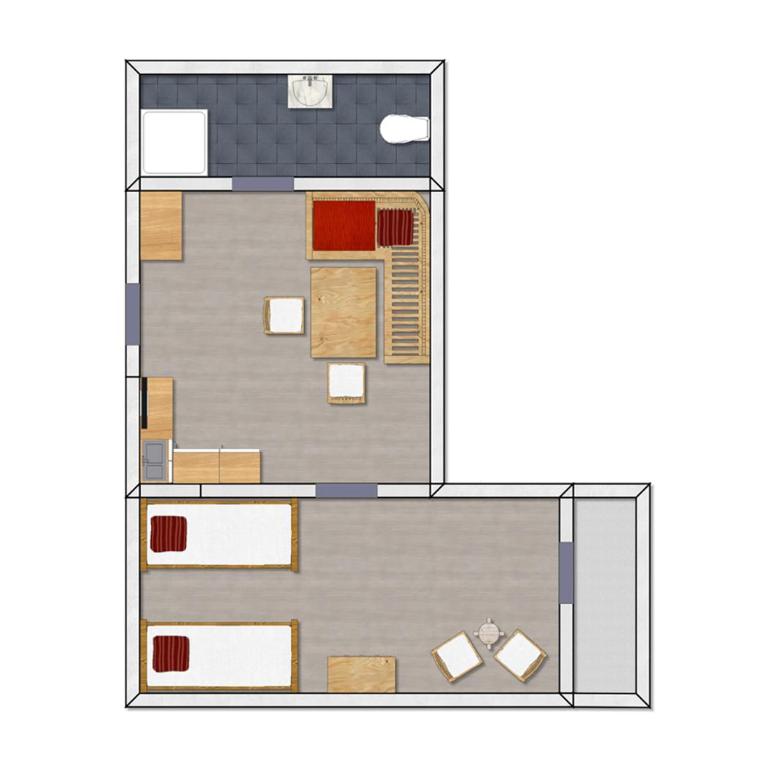 Linserhof Ferienappartements - Appartamento con 1 Camera da Letto e Balcone - 8
