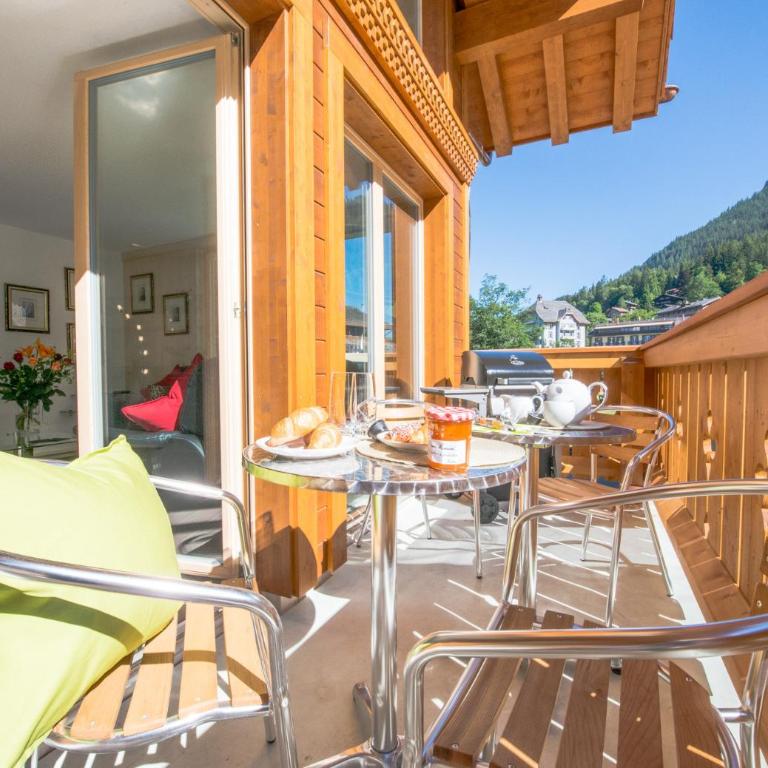 Chalet Belmont - Apartment mit Balkon - 16