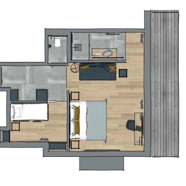 Hotel Edelweiss - Familienzimmer - 1