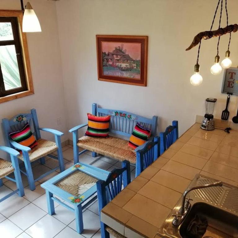 Htl & Villas Las Glorias Mazamitla, céntricas, parking, jardín - Villa de 1 dormitorio - 8
