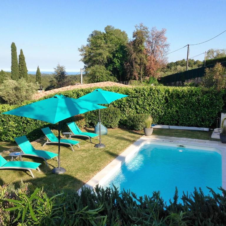 Côte d'Azur, Villa New Gold Dream with heated and privat pool, sea view - Villa mit privatem Pool - 19