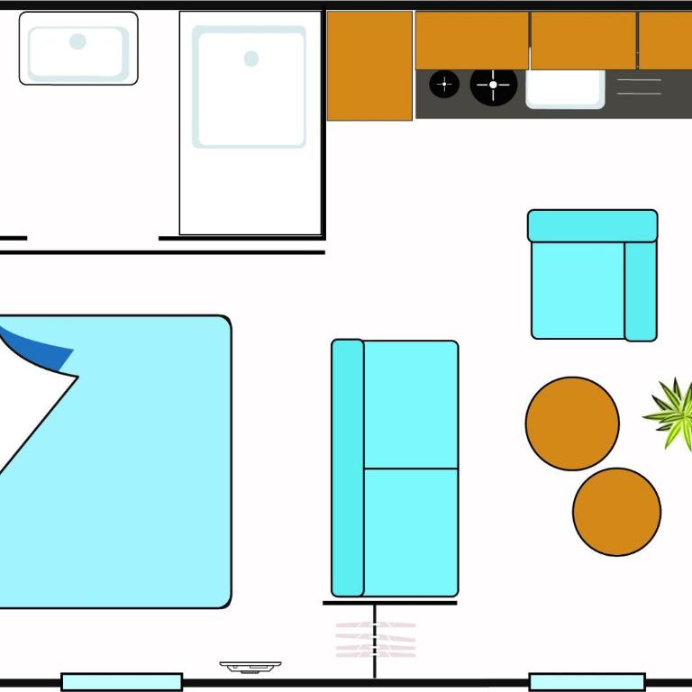 Au Paradis des Campeurs - Lodge - 1 Chambre - 8