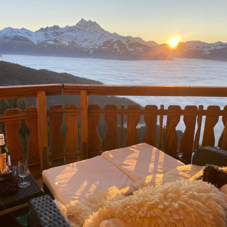 Le Bristol - Villars Bristol Apartments - Apartment mit Blick auf die Berge - 1