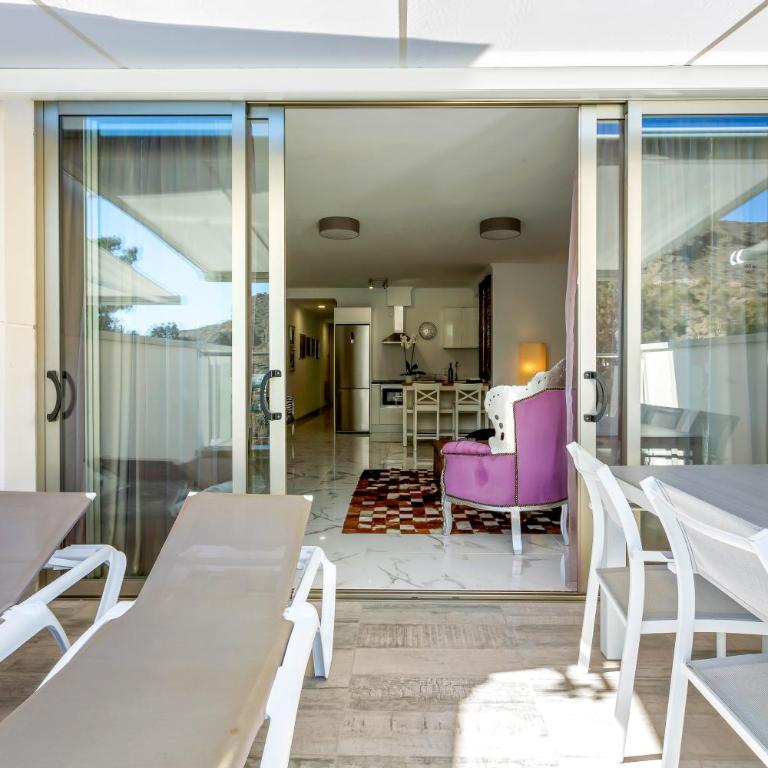 Puerto de Mogan - Luxe Apartment with roof terrace and sea view - Apartamento de 1 dormitorio - 49