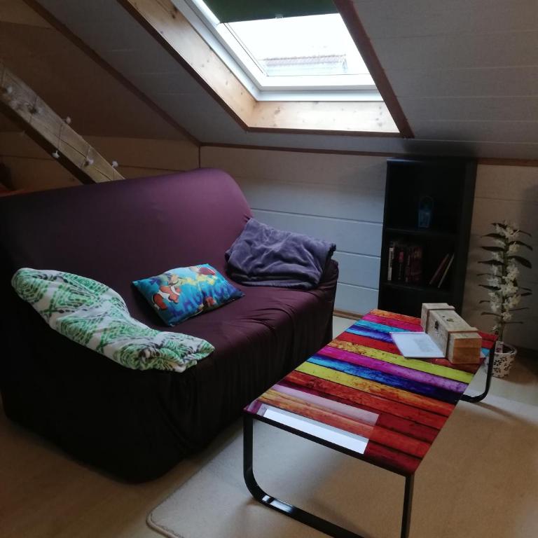 GästeZimmer im Altbau Dachgeschoss mit kleinem Bad WLAN, TV und Parkplatz - Apartment mit Dusche - 11