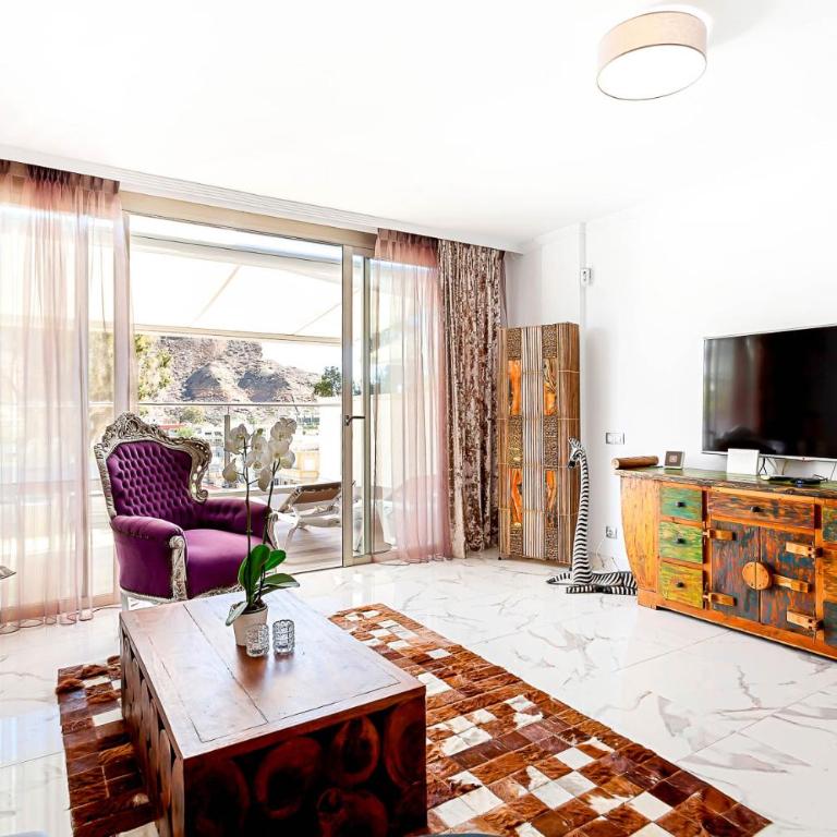 Puerto de Mogan - Luxe Apartment with roof terrace and sea view - Apartamento de 1 dormitorio - 19