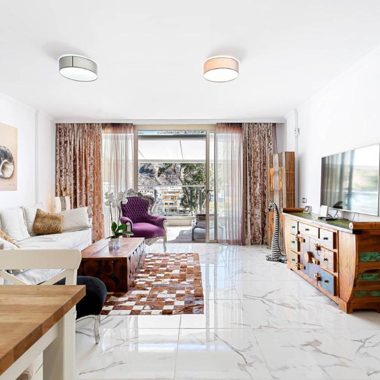 Puerto de Mogan - Luxe Apartment with roof terrace and sea view - Apartamento de 1 dormitorio - 3