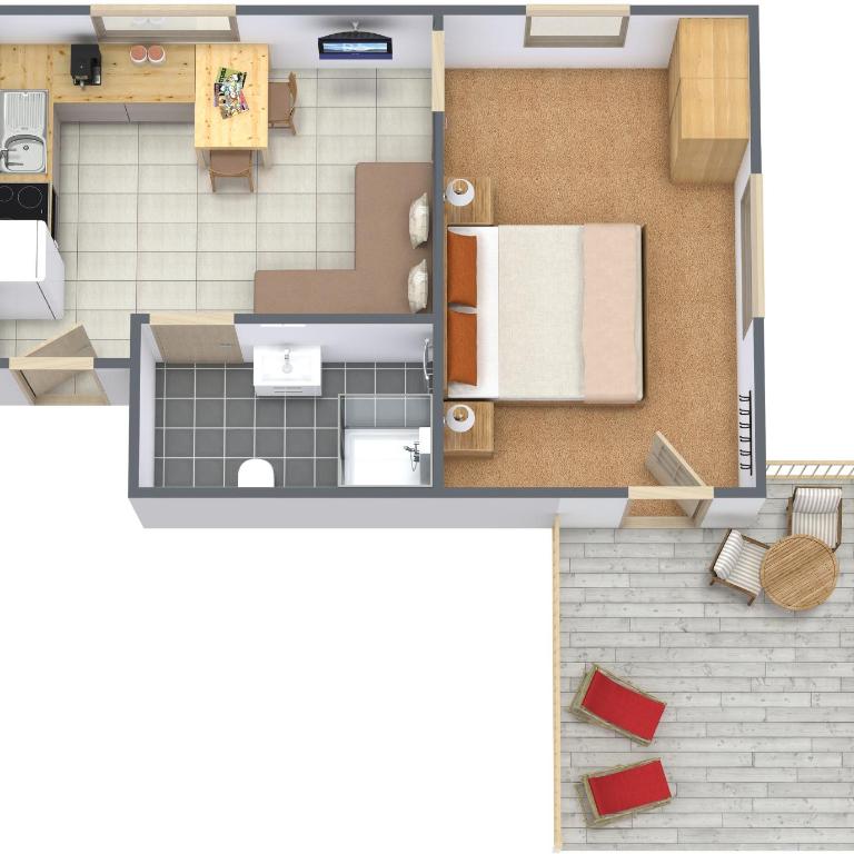 Landhaus Zell - Apartment mit 1 Schlafzimmer - 6