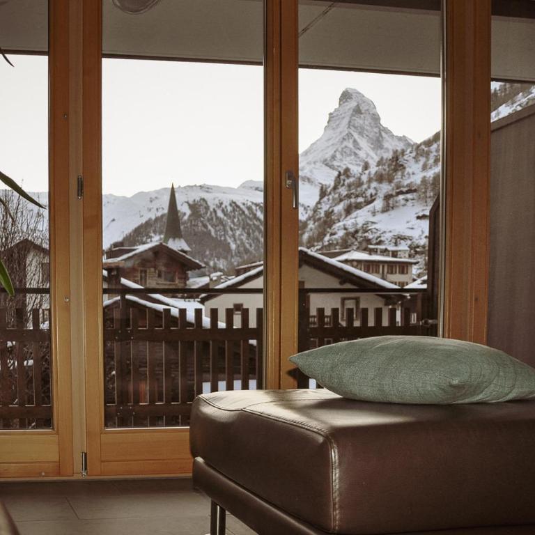 Haus Mischabel - Apartment mit 2 Schlafzimmern und Blick auf das Matterhorn - Ostseite - 1