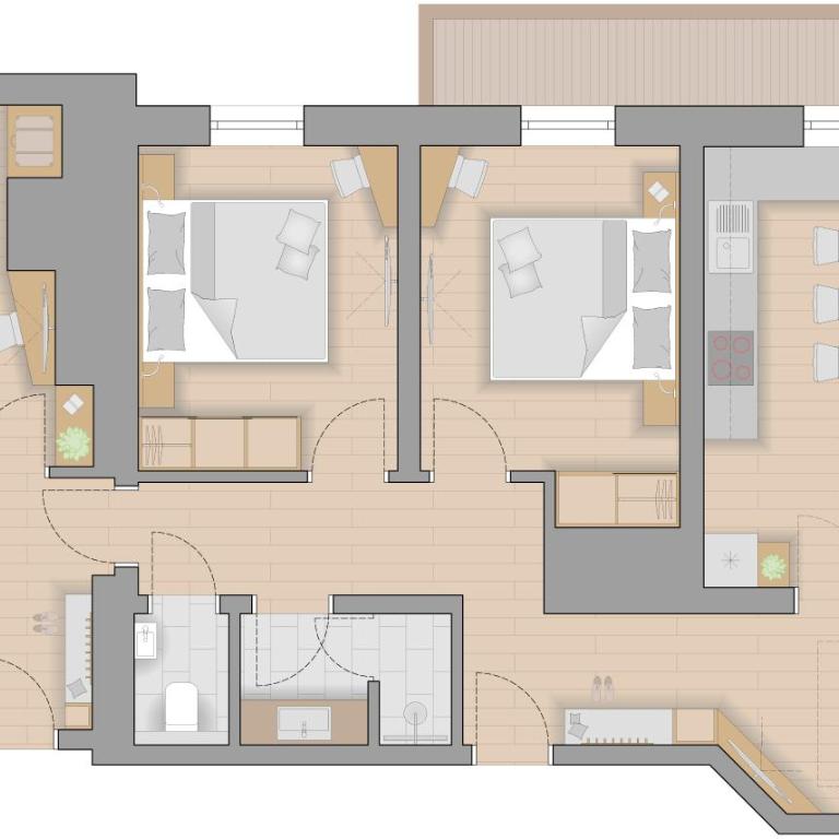 Erbhof Hinterrain - Apartment mit 3 Schlafzimmern - 6