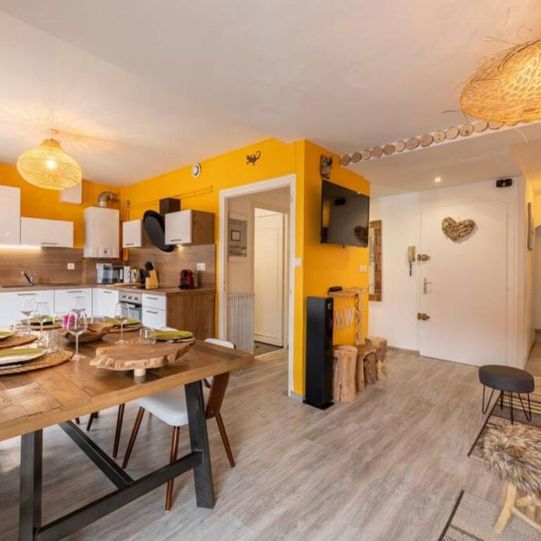 The Modern Wood, Hyper centre, 8 Pers., T3 de 70m² - Appartement 2 Chambres - 8