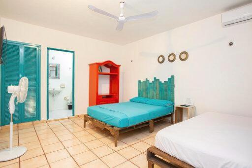 Casa Cálido Hotel - Habitación Doble con baño privado - 1 o 2 camas - 7