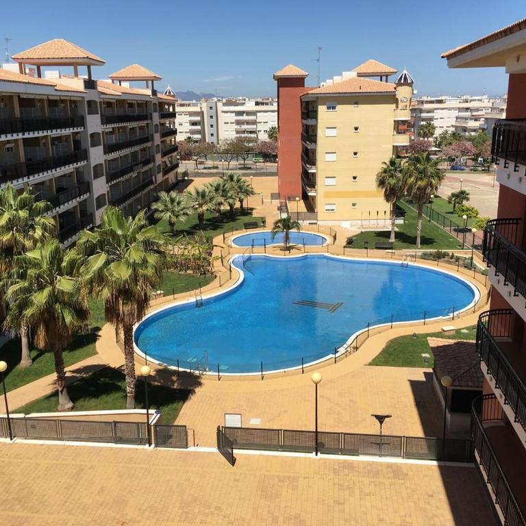 Urbanización Mar de Canet, 2 dormitorios con piscina comunitaria, garaje y wifi - Apartment mit 2 Schlafzimmern - 2