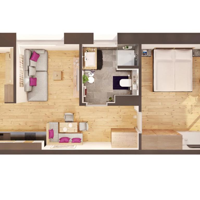 Kaiser Appartement Brixen im Thale - Apartment mit 1 Schlafzimmer - 10