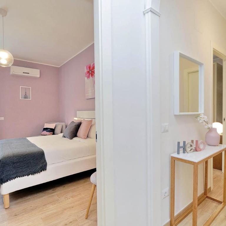 Elegant 3-Bed Apartment 10' Termini Wi-Fi AC - Appartamento con 3 Camere da Letto - 28
