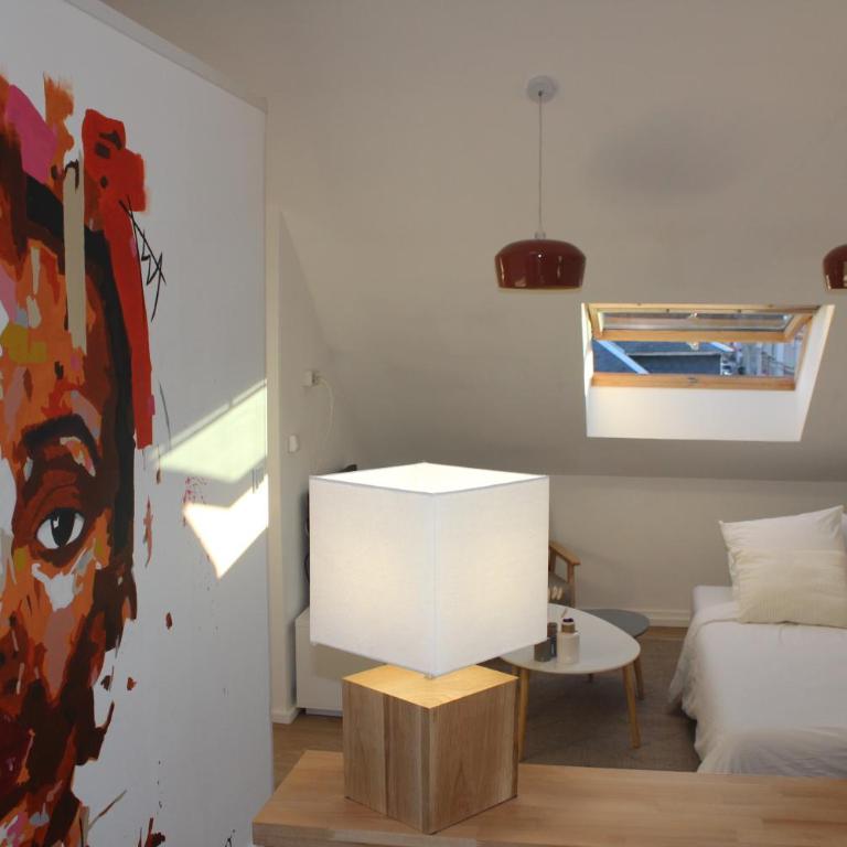 Ginkgo Maison d'hôtes - Chambre Quadruple avec Salle de Bains - 1