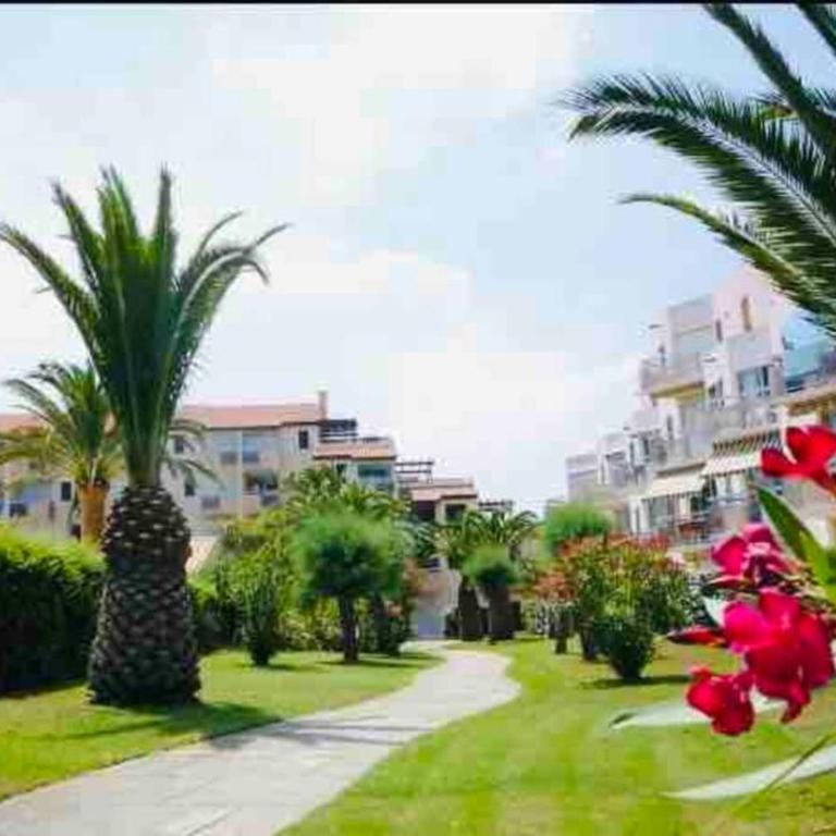 Les Capitelles Bord de plage avec grande piscine - Vue montagne - Balcon - Clim - One-Bedroom Apartment - 17