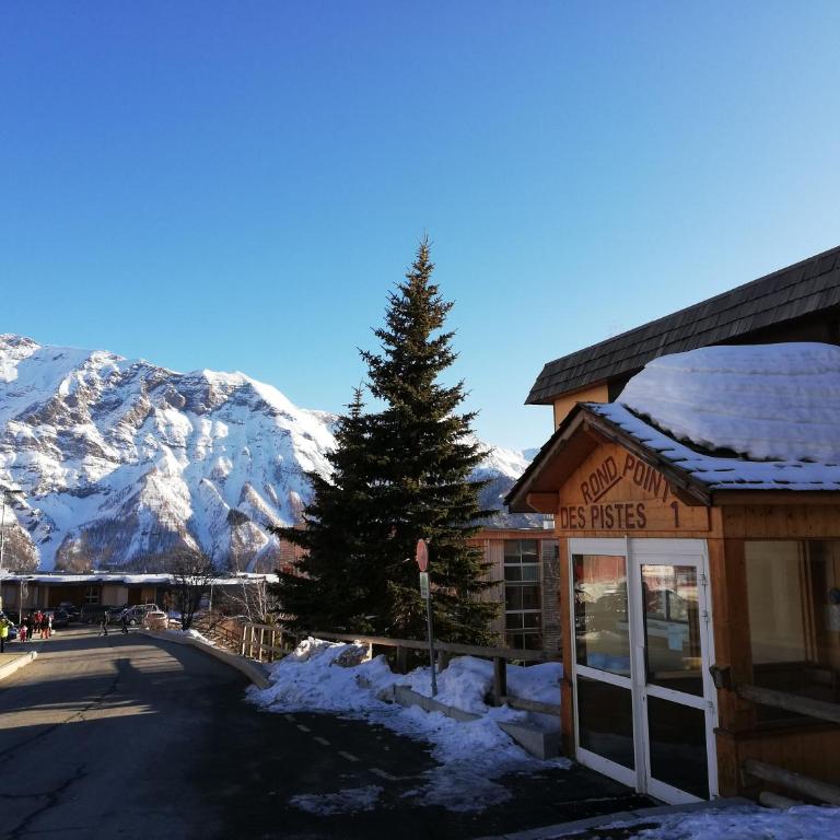 Orcières Rond point des Pistes, Front de neige - Studio Familial - 33