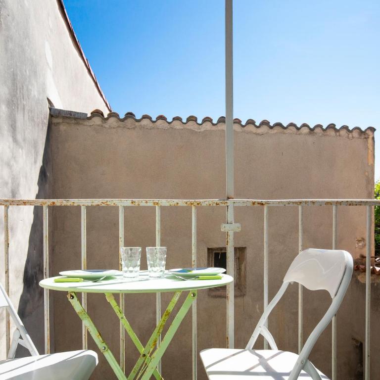Chez Dominique - Studio 2-4pers centre Antibes Fourmilliere 1er - Studio - 9
