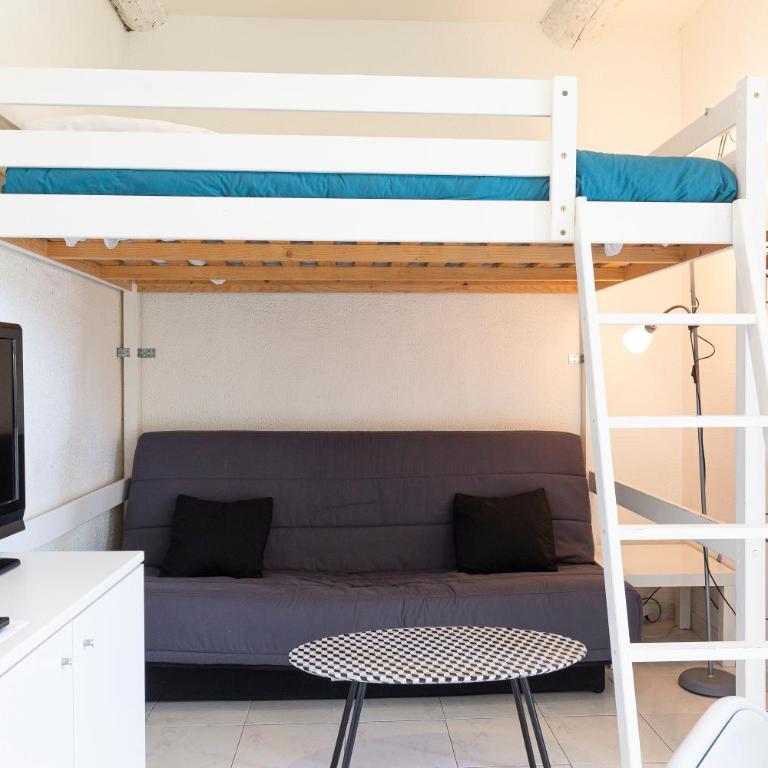 Chez Dominique - Studio 2-4pers centre Antibes Fourmilliere 1er - Studio - 4