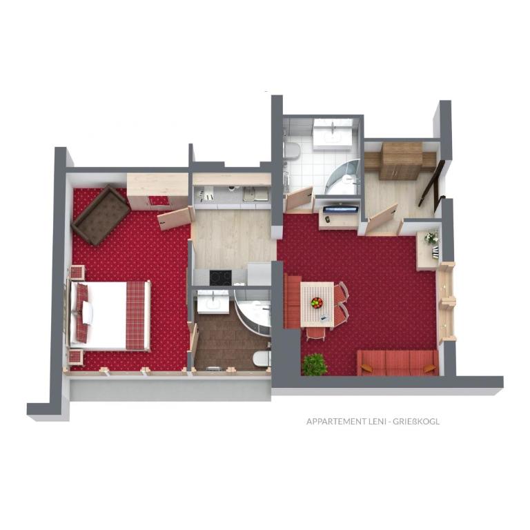 Leni Mountain Appartements - Apartment mit 1 Schlafzimmer - 7
