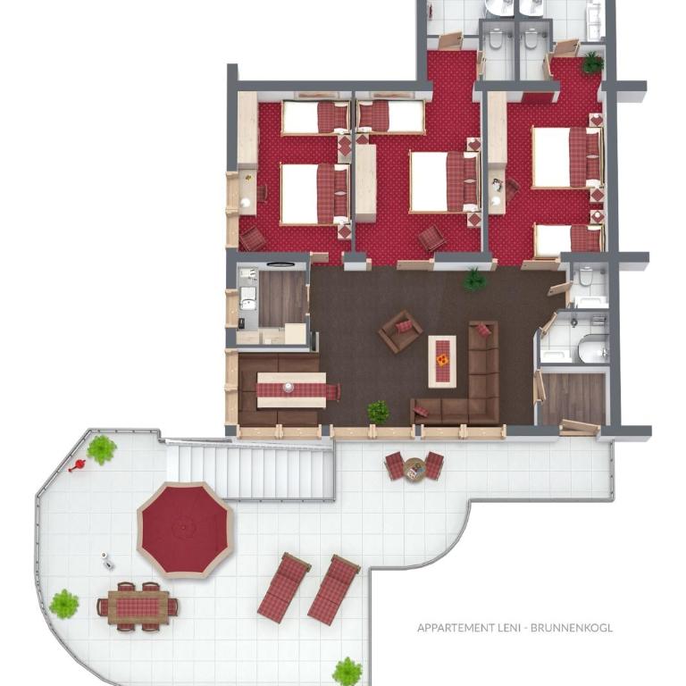 Leni Mountain Appartements - Apartment mit Terrasse - 5