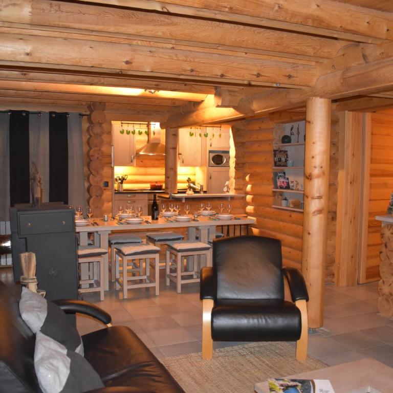 Chalet en rondins - 3 minutes des pistes - Chalet con 3 Camere da Letto - 14