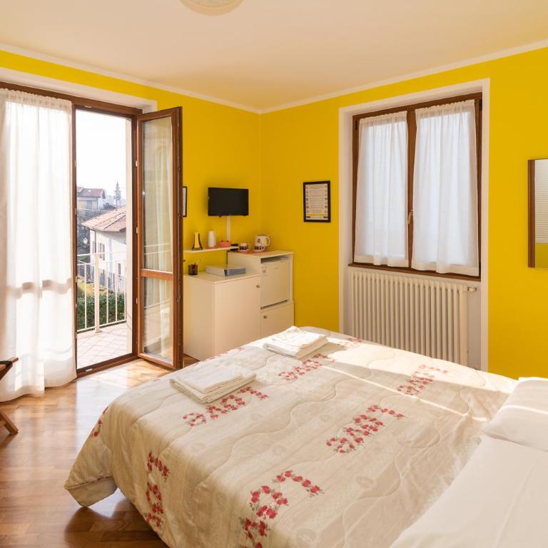 B&B-FORESTERIA Casa Della Musica Lake Como - Camera Matrimoniale con Balcone e Vista Lago - 8